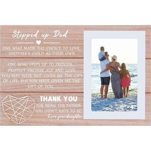 Stepped Up Dad Photo Frame 6X4 (3772)‎ New